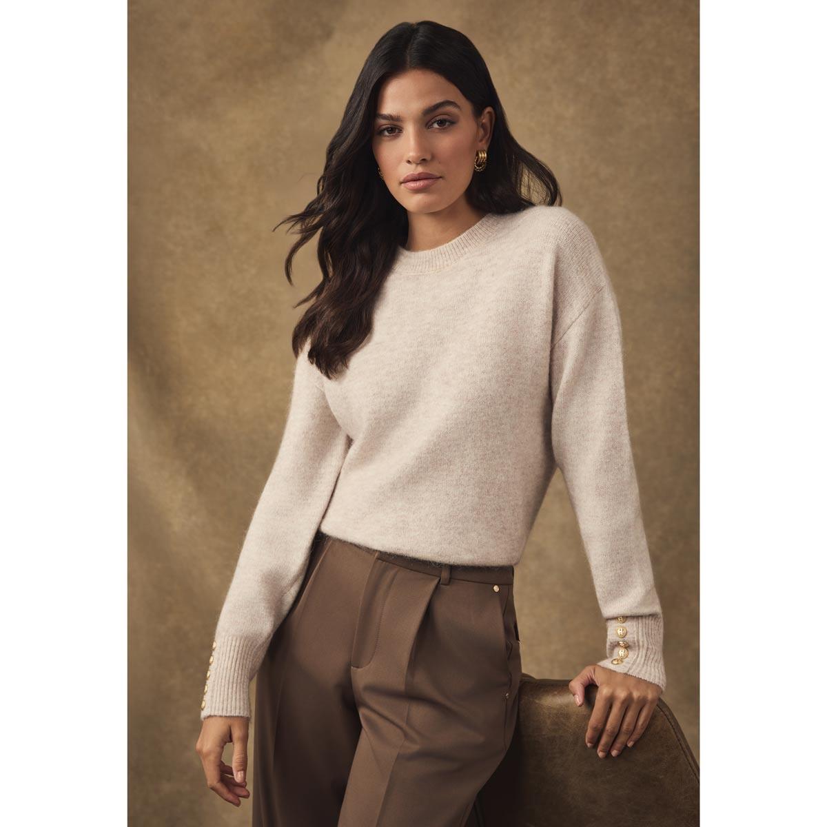 Holland Cooper Womens Tori Crew Neck Knit