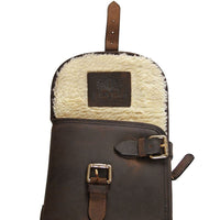 Teales Devonshire Leather Buckle Flap Gun Slip