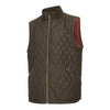 Forest Green Hoggs Of Fife Mens Lindores Quilted Gilet