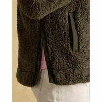 Green Joules Womens Tilly Quarter Zip Fleece Jumper Side Vent
