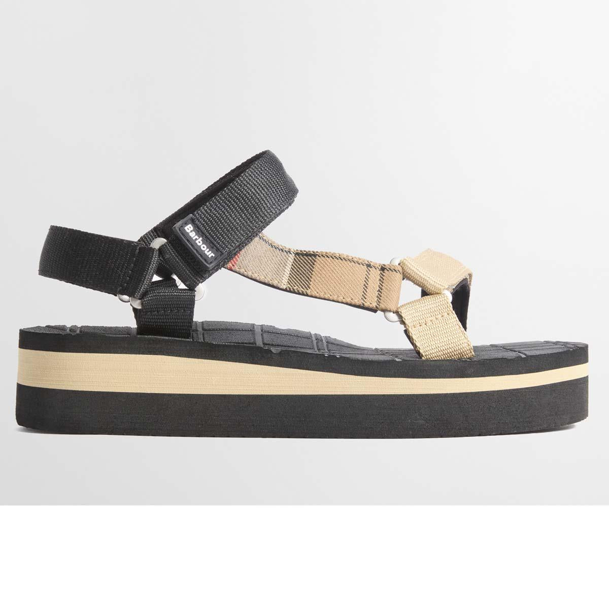 Olive/Navy/Classic Tartan Mila Sandal side