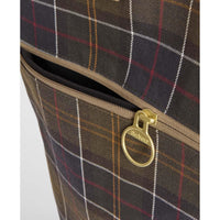 Classic Tartan Barbour Transport Tote Bag zipper