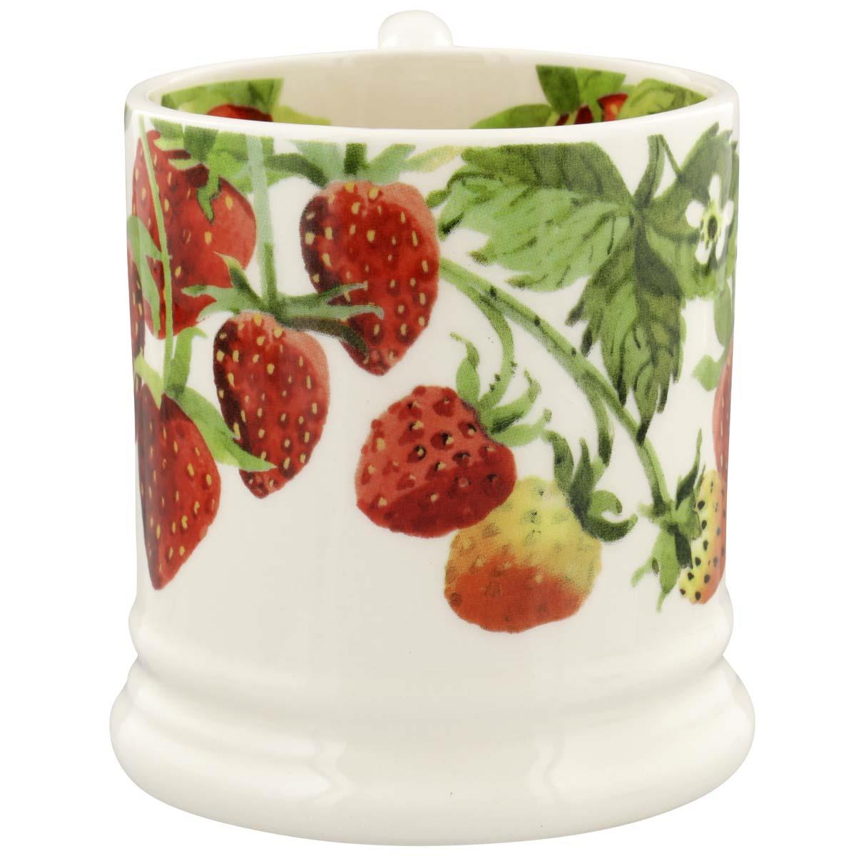 Emma Bridgewater Strawberries Half Pint Mug FRONT