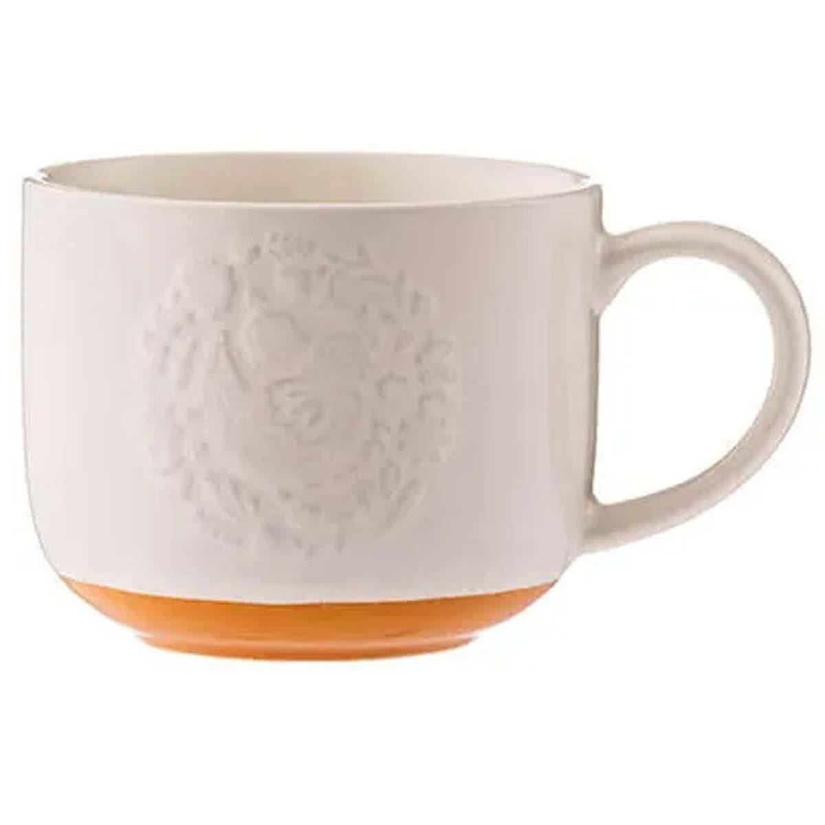 Mason Cash Folk Farmyard Hen Orange Mug