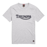 silver marl Triumph Mens Fork Seal Tee