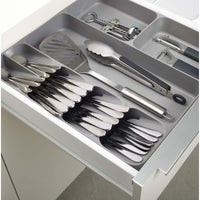Grey Joseph Joseph DrawerStore Cutlery Utensil and Gadget Organiser drawer2