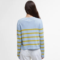 Blue Breeze Barbour Womens Bronya Knitted Jumper Model Back