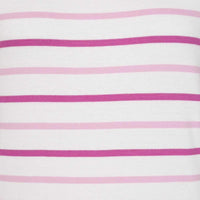 Pink Lazy Jacks Womens LJ97 Striped Breton Top