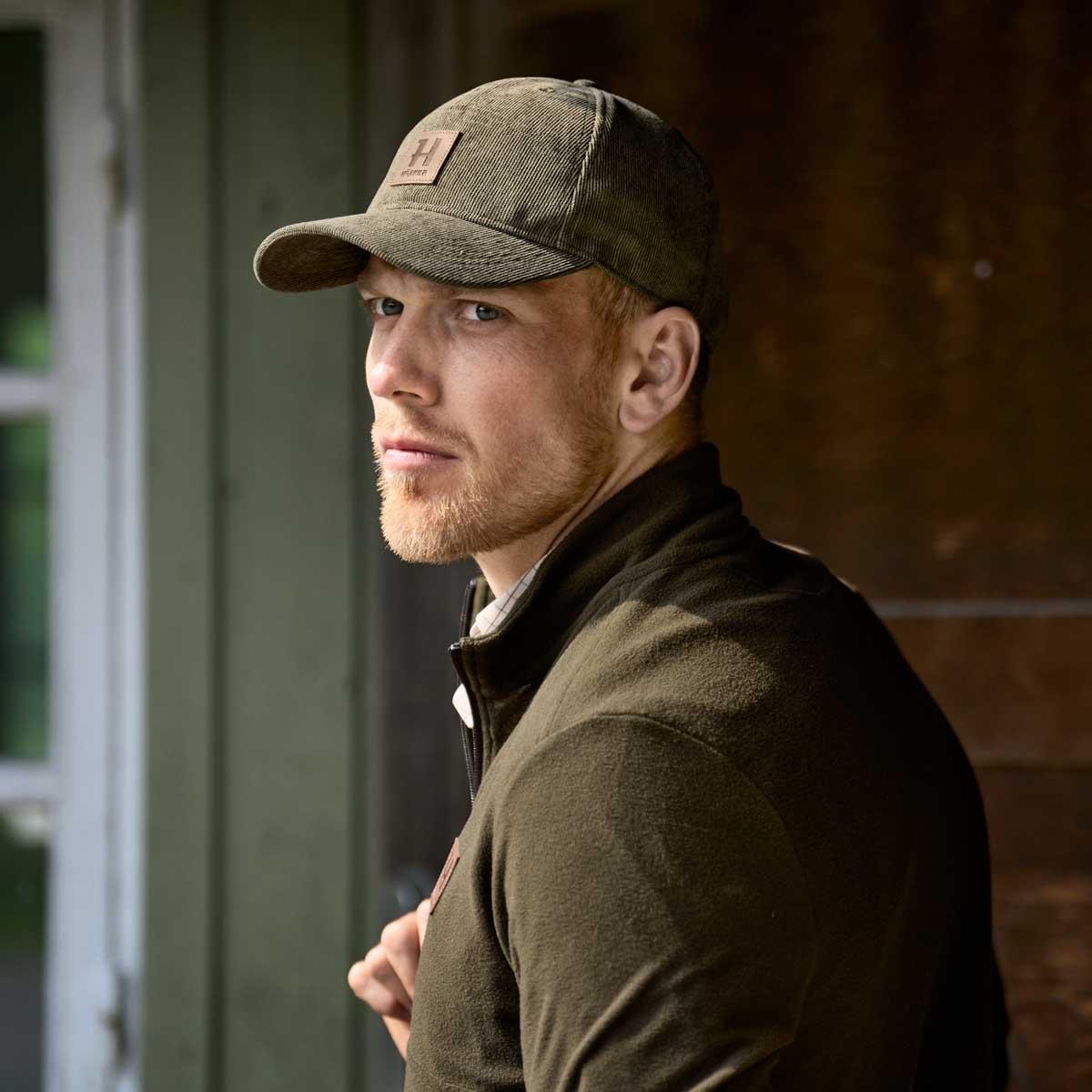 Grape Leaf Harkila Mens Corduroy Cap Lifestyle