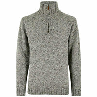 Elk Dubarry Mens Callaghan Zip Neck Wool Jumper