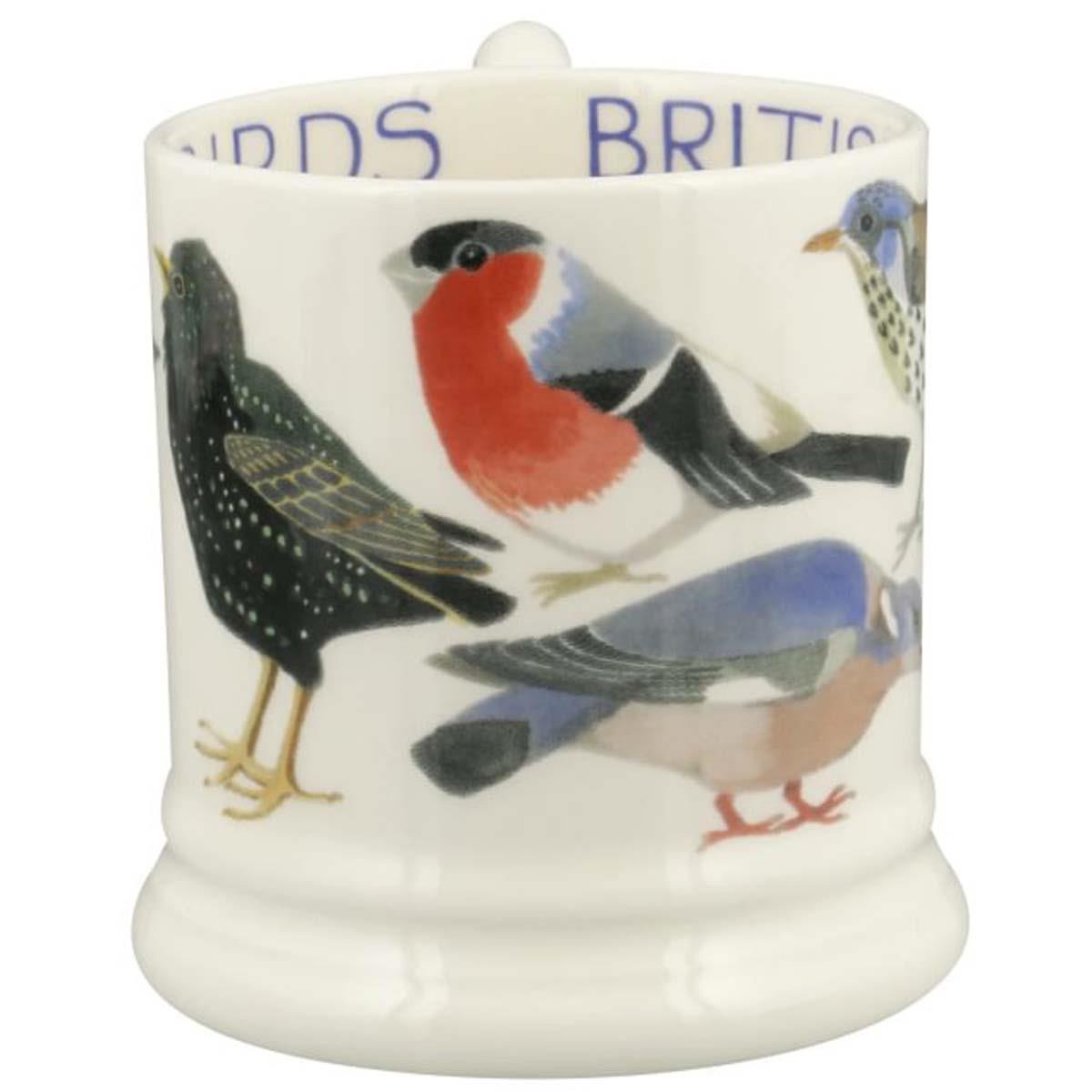 Emma Bridgewater British Birds Half Pint Mug Side