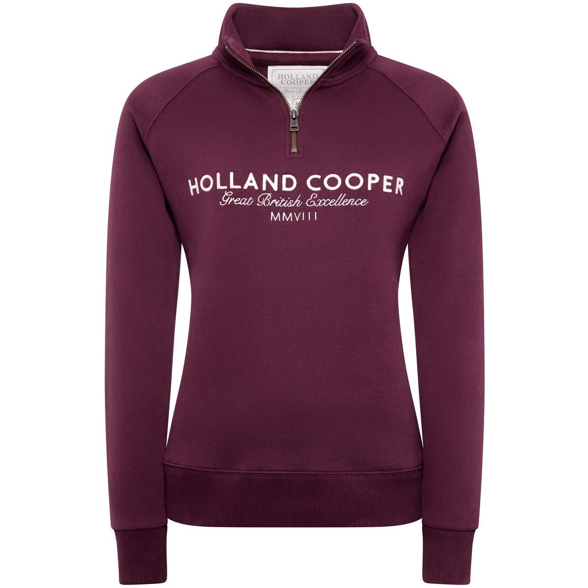 Holland Cooper Womens Sporting Goods Zip Henley