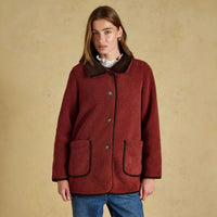 Joules Womens Sadie Longline Fleece Jacket