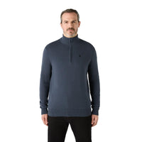 Musto Mens Original 1/4 Zip Neck Knit / Alpine Frost 85082_860-M / Medium