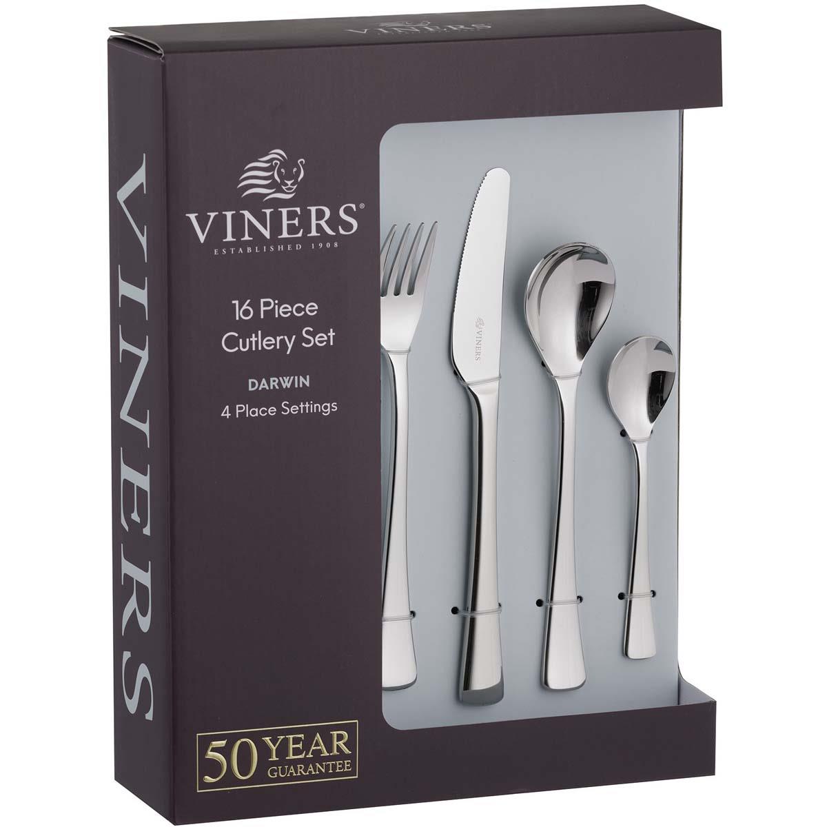 Viners Darwin 16 Piece Cutlery Set