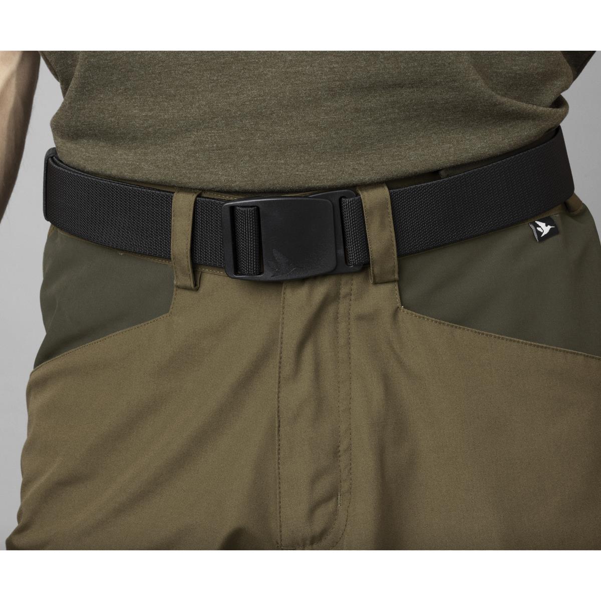 Black Seeland Mens Arc Belt On Model