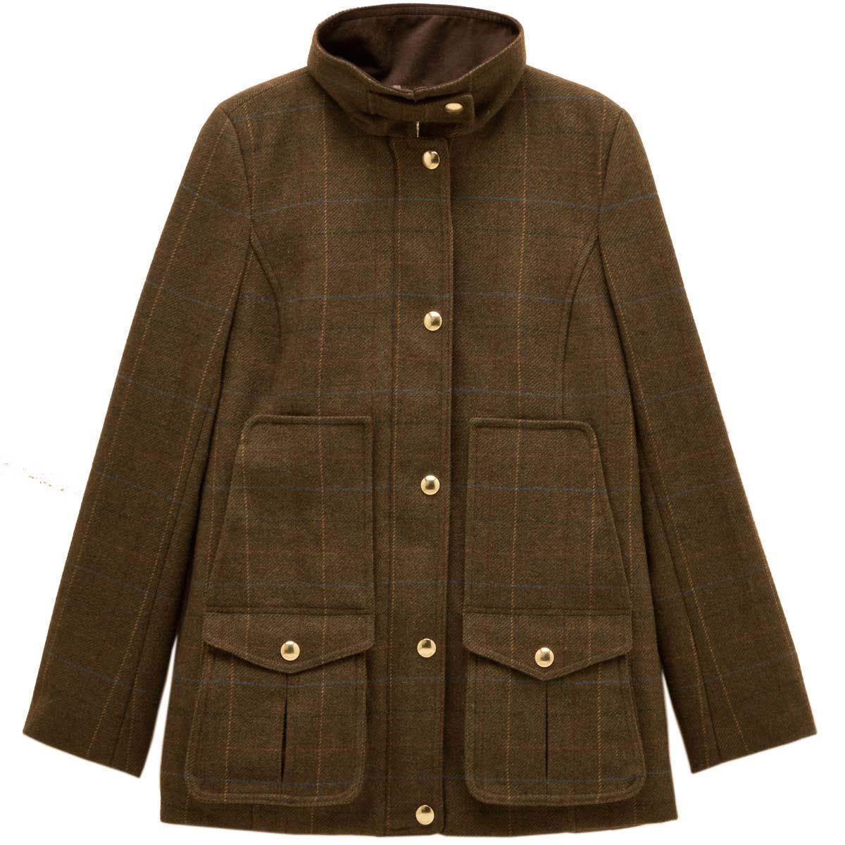 Joules Womens Fieldcoat Tweed Jacket