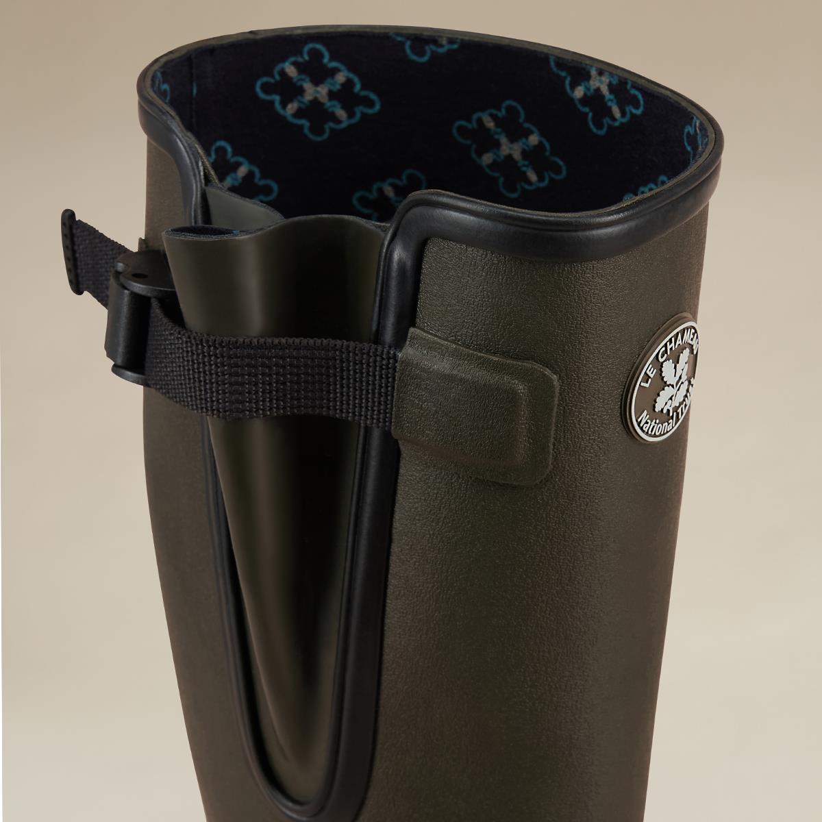 Le Chameau x National Trust Mens Vierzon Homme Wellington Boots jersey lining