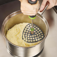 Grey/Green Joseph Joseph Delta Folding Masher mash
