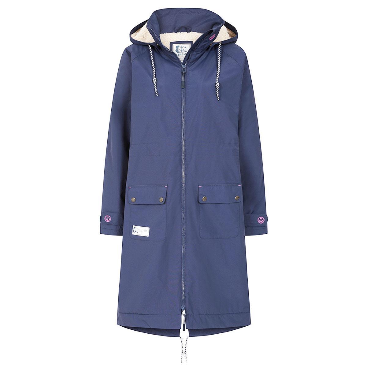 Indigo Lazy Jacks Womens LJ159 Snug Lined Long Waterproof Jacket