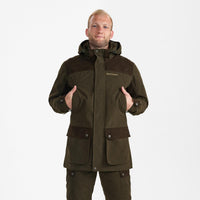 Tarmac Green Deerhunter Mens Eagle Jacket On Model