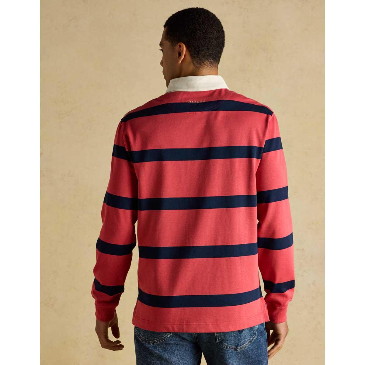 Red Joules Mens Rugby Club Shirt Back
