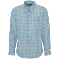 Brook Blue Barbour Mens Durand Regular Fit Shirt
