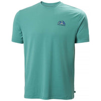 Dark Mint Helly Hansen Mens Skog Graphic T-Shirt
