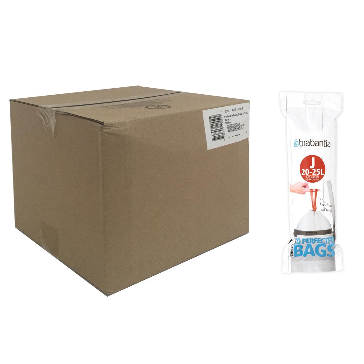 Brabantia Bin Liners Boxed Dozen Deal Packs 120 240 Bags