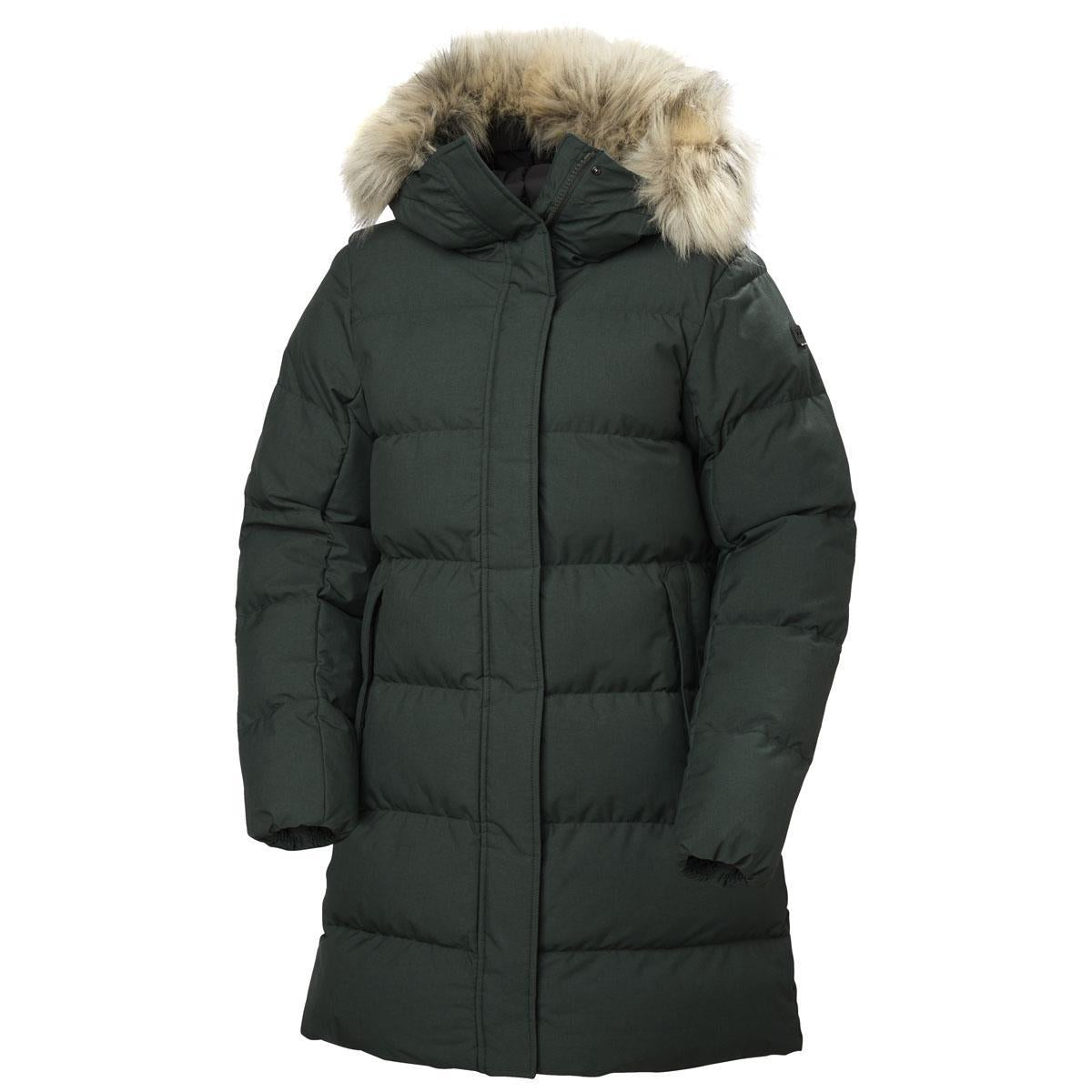Jungle Green Helly Hansen Womens Blossom Puffy Parka