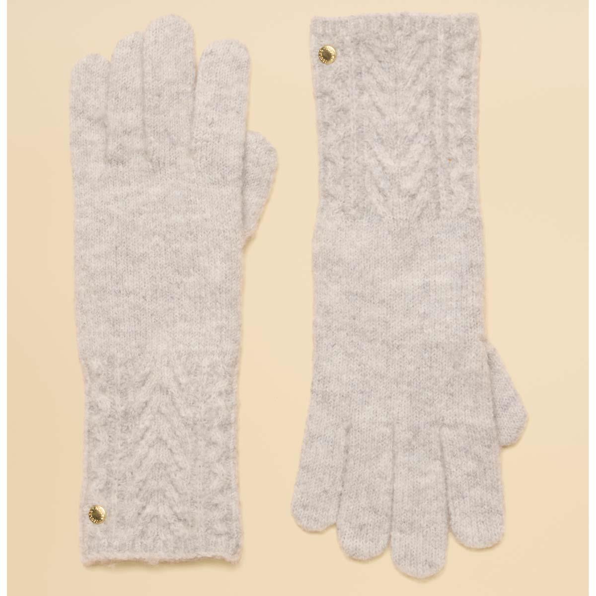 Joules Womens Cable Knit Gloves