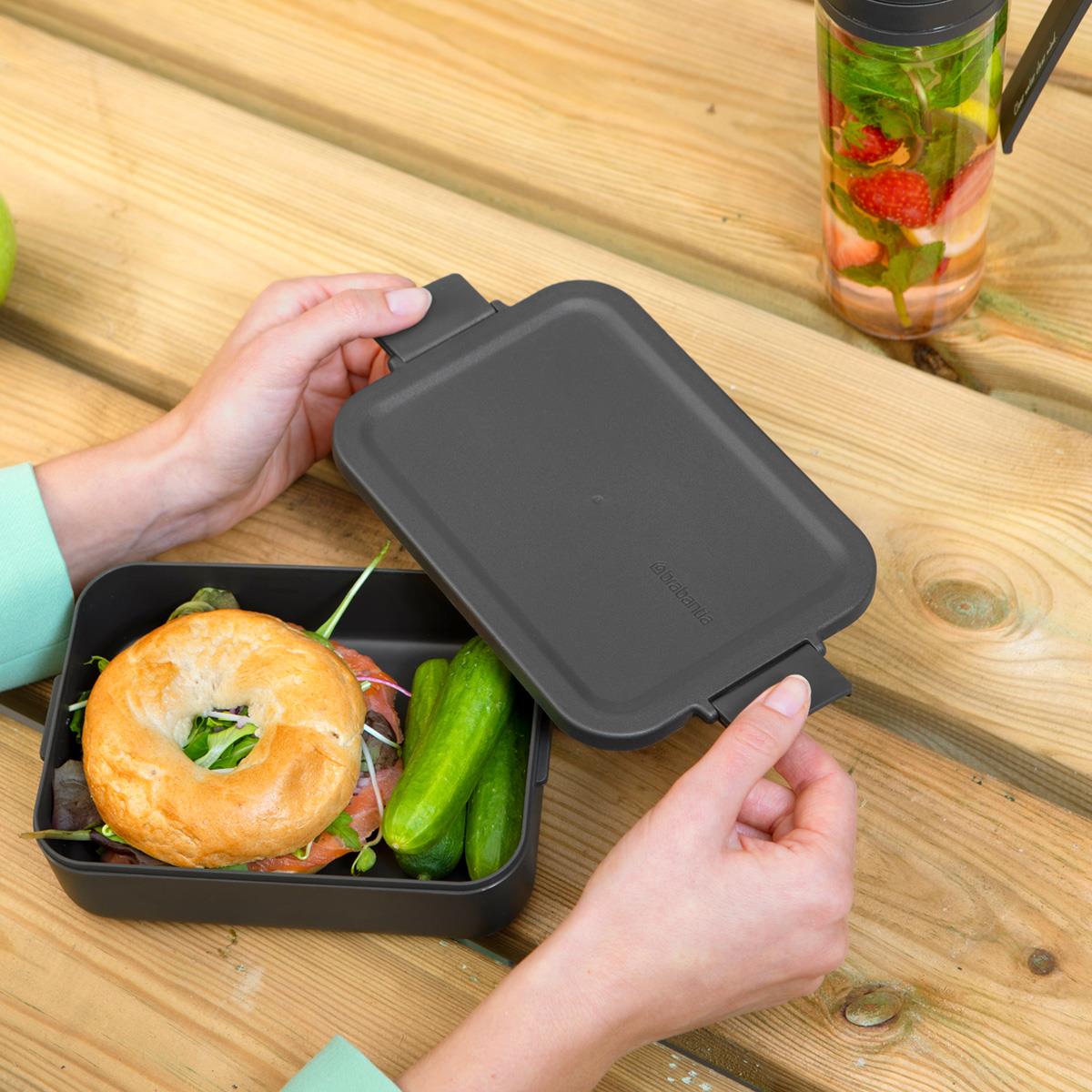 Dark Grey Brabantia Make & Take Medium Lunchbox Lifestyle