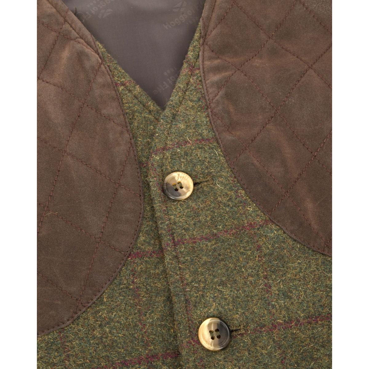 Hoggs of Fife Mens Tummel Tweed Field Waistcoat