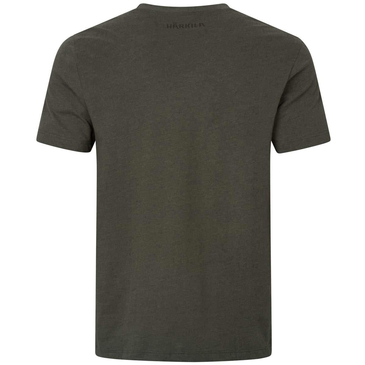 Forest Night Grouse Harkila Mens Topp S/S T-Shirt BACK