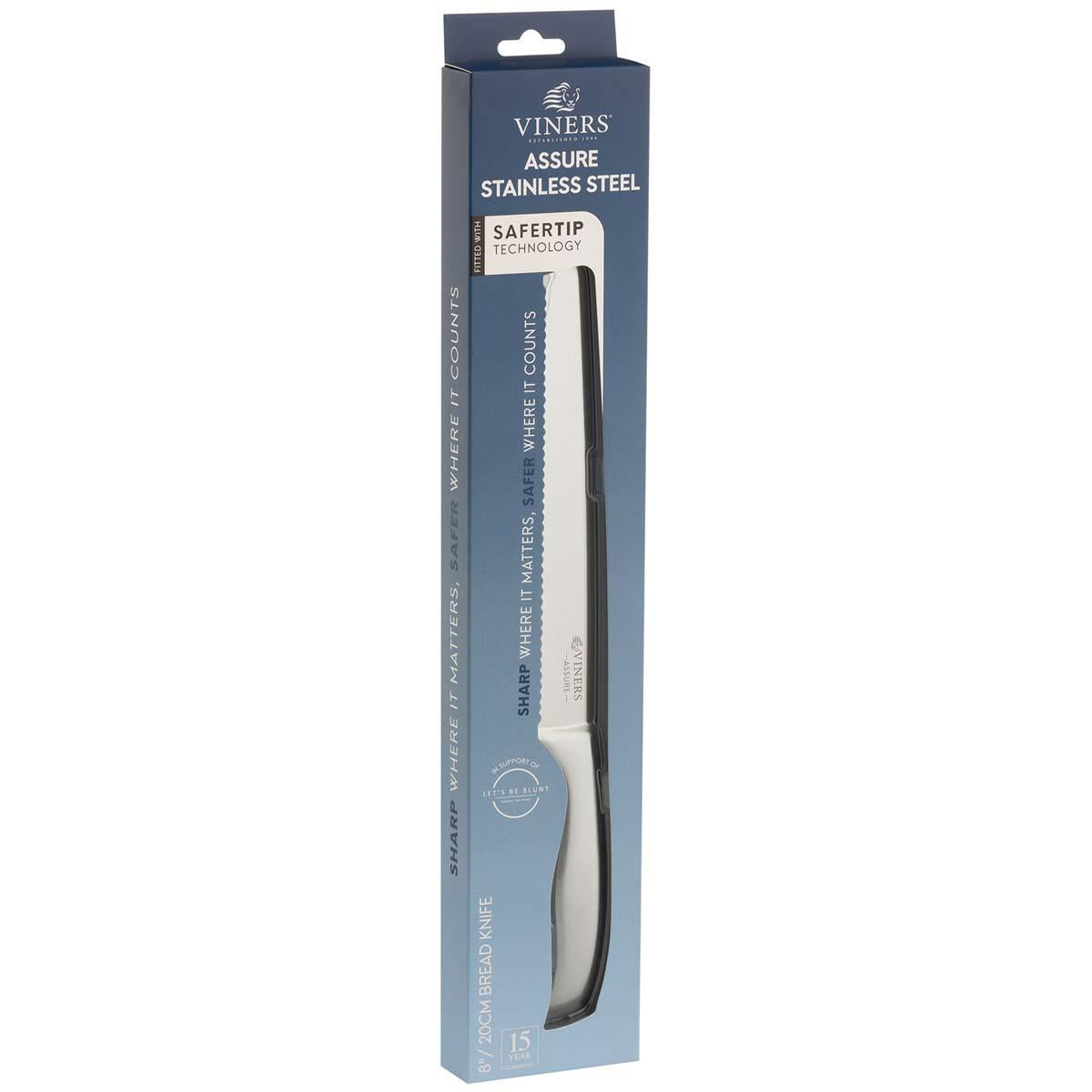 Viners Assure Stainless Steel Bread Knife