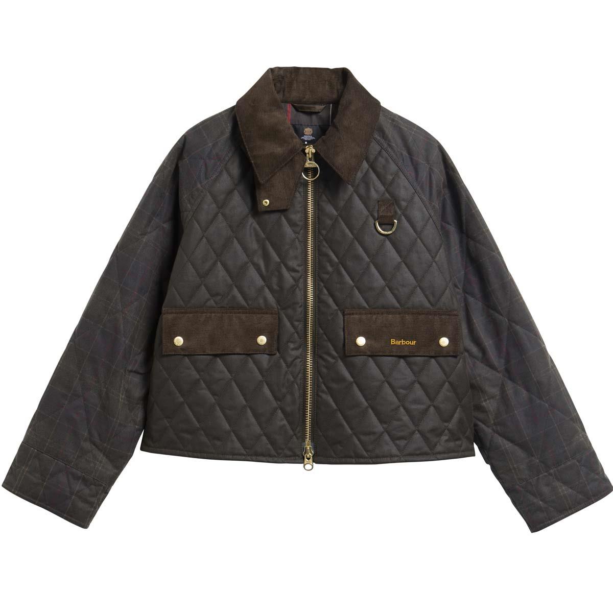 Olive/Classic Barbour Womens Tartan Reimagined Icons Tartan Quilt