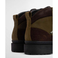 Olive Nubuck Barbour Mens Sidwood Hiking Boot heel