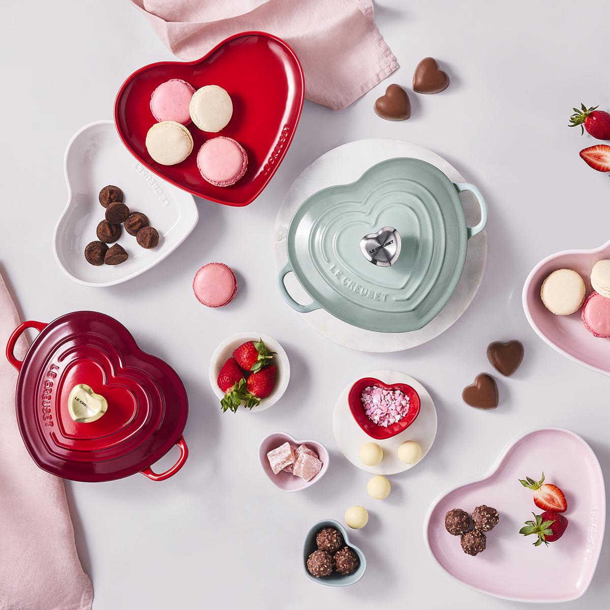 Le Creuset Stoneware Heart Serving Platter