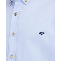 Blue Hoggs Of Fife Mens Granton Oxford Shirt LOGO