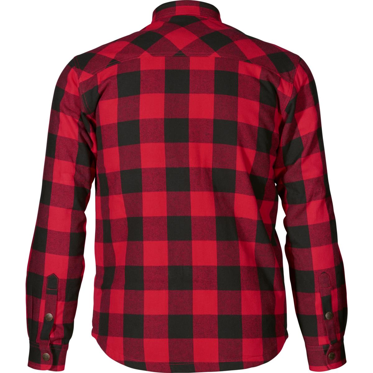 Red Check Seeland Mens Canada Shirt Back