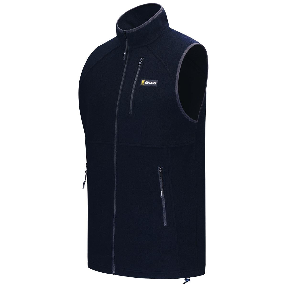 Midnight Swazi Mens Sherpa Vest Angle