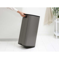 Platinum Brabantia Bo Touch Bin 30 Litre In Use