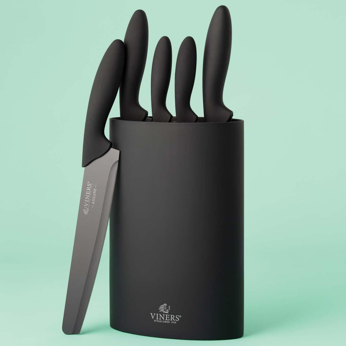Viners Assure 6 Piece Knife Block Set