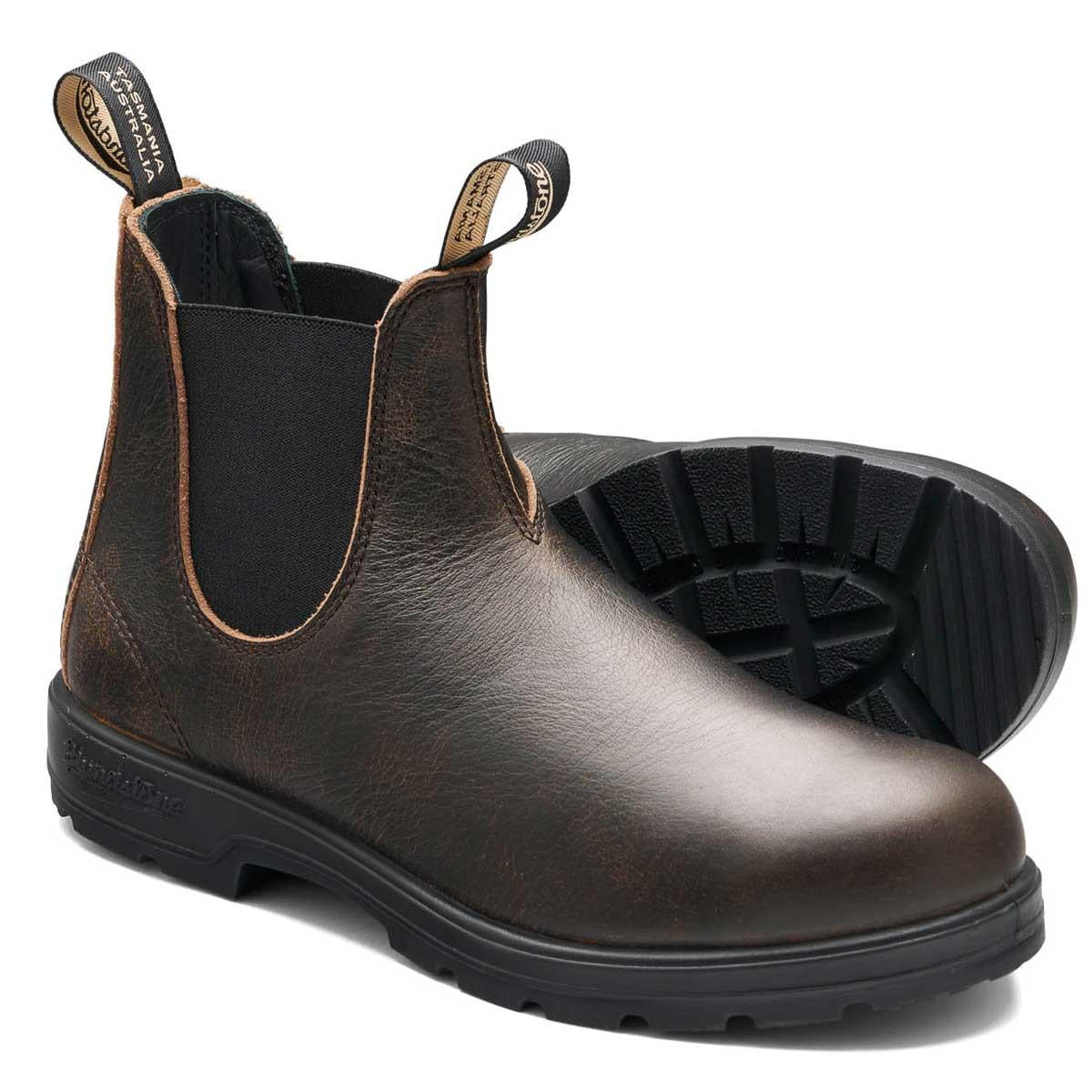 Vintage Brown Blundstone Unisex Classics 2440 Chelsea Boots Sole Detail