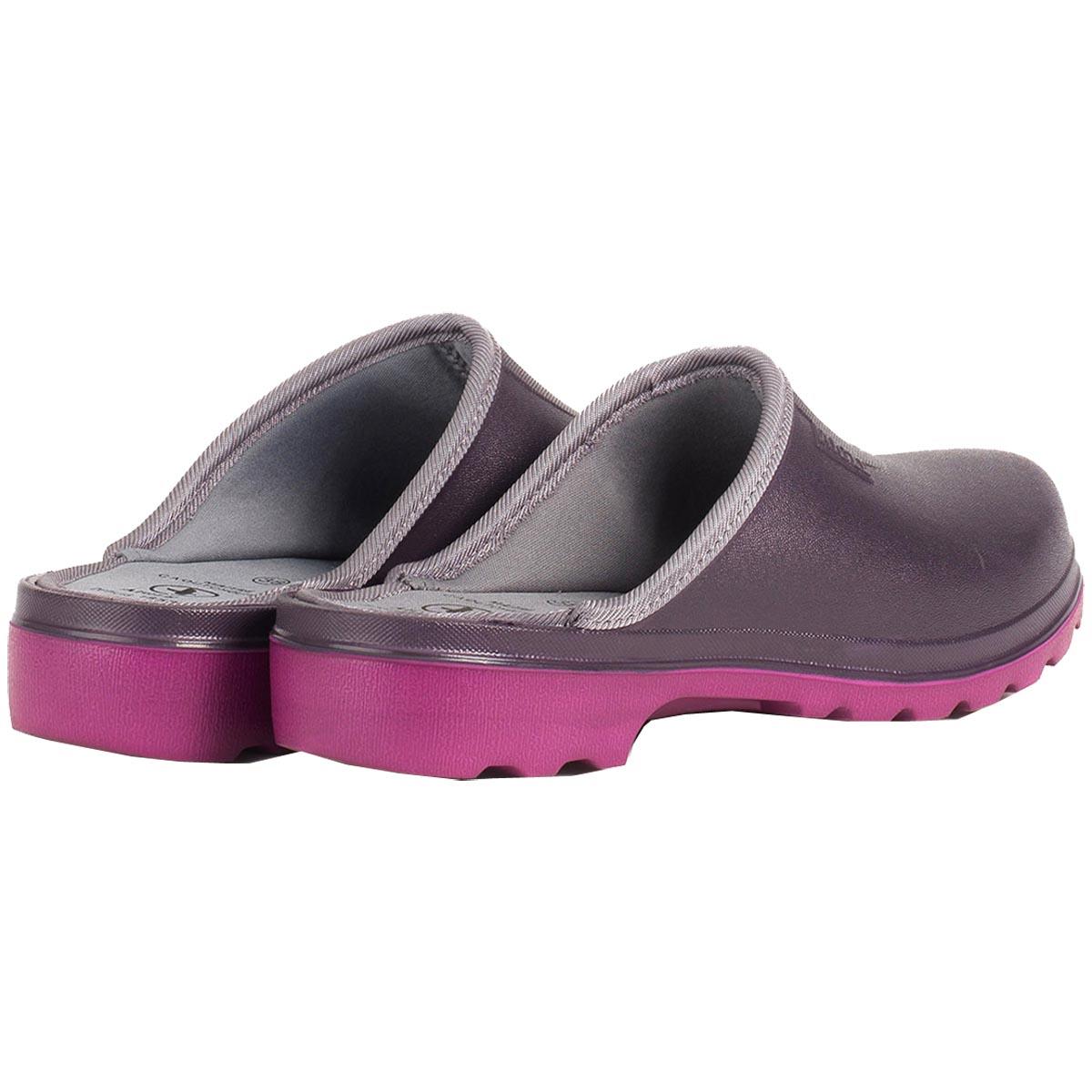 Aubergine/Dhalia Aigle Womens Taden Clogs Back