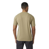 Pebble Helly Hansen Mens Skog Graphic T-Shirt back