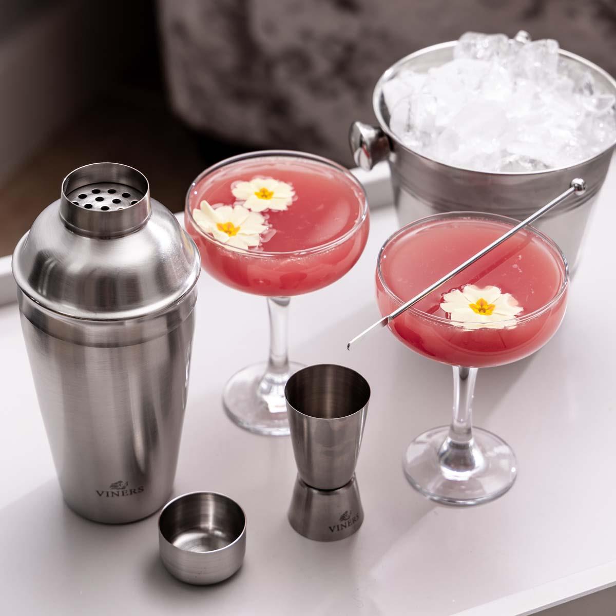 Viners Barware 1L Silver Single Wall Ice Bucket LS