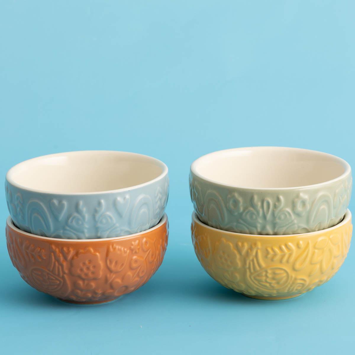 Mason Cash Home To Roost Set Of 4 Mini Bowls