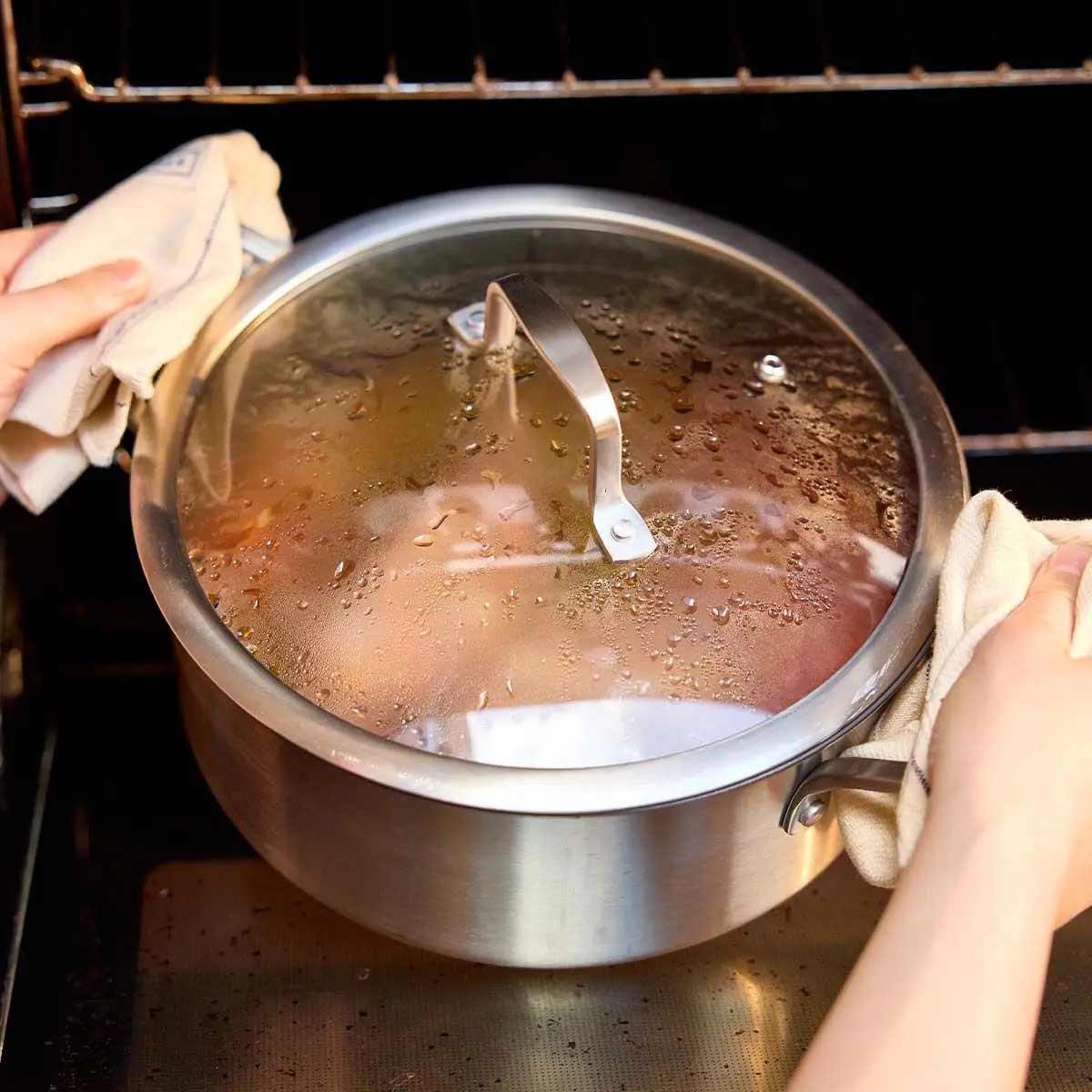 Stellar Zero Stainless Steel Uncoated Casserole 24cm