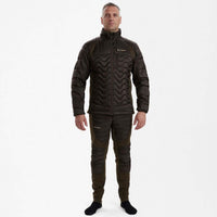 Art Green Deerhunter Mens Excape Quilted Jacket on model